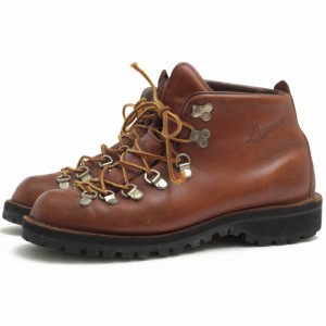 ○ダナー Danner 牛革 GORE-TEX ゴアテックス マウンテンブーツ D3052 MOUNTAIN LIGHT マウンテンライト Vibramソール ステッチダ  中古