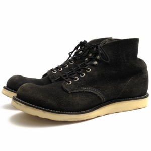 ○レッドウィング RED WING Black Abilene Roughout ブラック アビレーン ラフアウト 牛革 BEAMS別注 ワークブーツ 8174 6inch CLA 中古