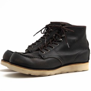 ○レッドウィング RED WING Charcoal Rough & Tough チャコール ラフアウト＆タフ ワークブーツ 8890 IRISH SETTER MOC TOE BOOT C 中古