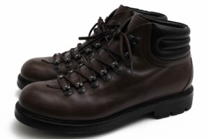 ○ダンヒル Dunhill 牛革 カーフ マウンテンブーツ L1K550 CALFSKIN HIKING BOOTS Vibramソール メンズ 【中古】 中古