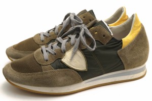 ○フィリップ モデル PHILIPPE MODEL 一部スエード 牛革 ローカットスニーカー TRLU TROPEZ LOW トロペ 定番 メンズ 【中古】 中古