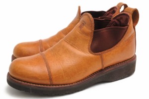 ○チペワ CHIPPEWA 牛革 ロミオ サイドゴアブーツ 91024 3.5CAP TOE SIDE GORE ガムライトソール ストレートチップ Vibramソール   中古