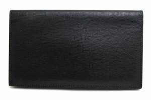 ○ヴァレクストラ Valextra 牛革 カーフ 長財布 WALLET 14CC WITH COIN HOLDER 小銭入れあり 二つ折り メンズ 【中古】 中古