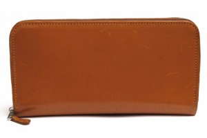 ○ホワイトハウスコックス Whitehouse Cox ブライドルレザー 牛革 長財布 S2622 LONG ZIP WALLET 小銭入れあり 定番 ラウンドジッ  中古