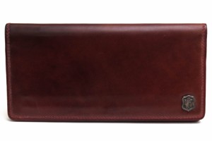 ○ファニー FUNNY 馬革 コードバン 長財布 STALLION WALLET CORDOVAN スタリオン ウォレット コードバン スタリオンエンブレム 小  中古