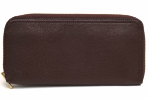 ○ポーター 吉田カバン PORTER 山羊革 ゴートスキン 長財布 129-03735 DOUBLE WALLET ダブル セミアニリン仕上げ 小銭入れあり ラ  中古