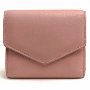 ○マルタンマルジェラ マルジェラ Maison Martin Margiela スムースカーフ 牛革 財布 S56UI0136 Envelope Wallet 三つ折り 小銭入  中古