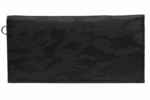 ○ポーター 吉田カバン PORTER ポリエステル高密ジャガード 長財布 886-16142 GHILLIE WALLET ギリー 迷彩・カモフラージュ柄 二つ 中古