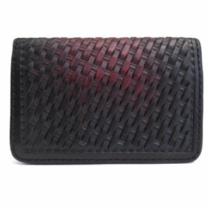 ○ファニー FUNNY 牛革 財布 SUNSET BILLFOLD HAND BASKET L HAND DYE サンセットビルフォード ハンドバスケット ボカシ染め 小銭  中古