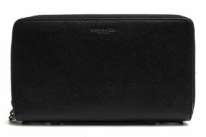 即発 アウトレット COACH ポーチ ダブルジップ 財布 F87591 革 コーチ アウトレット ポーチ シグネチャー レディース COACH