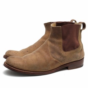 ○アーツ＆サイエンス ARTS&SCIENCE kudu クーズー サイドゴアブーツ 0230988804 Chelsea Boots チェルシーブーツ ウォッシュ加工  中古