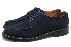 ○プラソンシューサプライ PLUSON SHOE SUPPLY 牛革 ビジネスシューズ PSDS-002 5 Eye MOC Toe Blucher Oxford  オックスフォード  中古