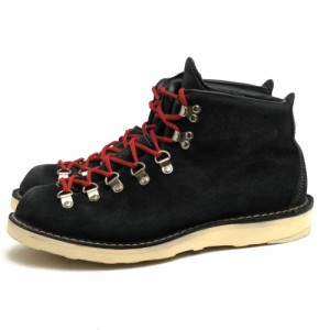 ○ダナー Danner ブラックラフアウト 防水レザー ゴアテックス GORE-TEX マウンテンブーツ 30812 MOUNTAIN LIGHT STARK ステッチダ 中古