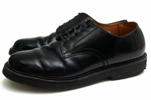 ○リーガル REGAL ガラスレザー BEDWIN＆THE HEARTBREAKERS別注 牛革 ビジネスシューズ 632S OFFICER SHOES HENDERSON US NAVYオフ 中古