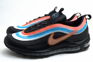 ○ナイキ NIKE 韓国 ソウル ローカットスニーカー CI503-001 AIR MAX97 OA GS ON AIR NEON SEOUL 2019 エアマックス97  マルチカラ 中古