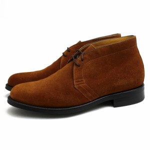 ○シップス SHIPS MASTER CRAFTED FOOTWEAR 英国CHARLES・F・STEAD チャールズ・F・ステッド社スーパーバック 牛革 チャッカブーツ 中古