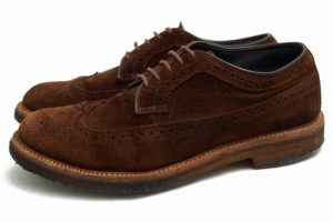 ○リーガル REGAL nonnative ノンネイティブ別注 牛革 ビジネスシューズ 041S DWELLER SHOES WING TIP COW SUEDE with GORE-TEX 2L 中古