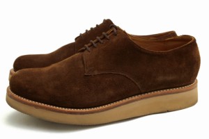 ○グレンソン GRENSON XL EXTRALIGHTソール 牛革 ビジネスシューズ 112143 CURT ダービーシューズ プレーントゥ グッドイヤーウェ  中古