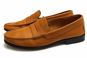 ○トッズ TOD'S 牛革 カーフ コインローファー XXM0C04YX296Z PANTOFOLA CITTA スリッポン レザーソール 定番 メンズ 【中古】 中古