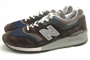 ○ニューバランス NEW BALANCE 牛革 ハイトレル ローカットスニーカー M997NV ENCAPミッドソール メンズ 【中古】 中古