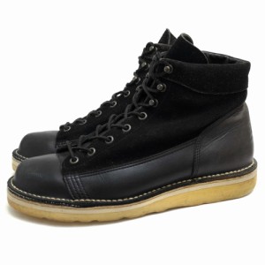 ○ダナー Danner 牛革 スエード ワークブーツ DS-4116Z FOREST OFFICER フォレスト オフィサー ラインマン Vibramソール ステッチ  中古