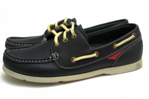 ○チャーチ Church's 2000 牛革 カーフ デッキシューズ ANTIGUA MARINE スリッポン Vibramソール メンズ 【中古】 中古