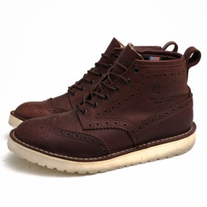 ○ダナー Danner フルグレイン防水 GORE-TEX ゴアテックス ワークブーツ 33703 VISTA STREET BRN ヴィスタ ストリート ステッチダ  中古