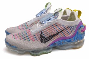 ○ナイキ NIKE リサイクル ローカットスニーカー CJ6740-001 AIR VAPORMAX 2020 FK Pure Platinum ヴェイパーマックス フライニッ  中古