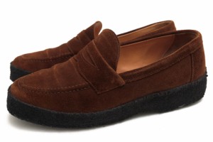 ○サンダース SANDERS UA Exclusive ユナイテッドアローズ UNITED ARROWS別注 牛革 コインローファー 1675SS Loafer マッドガード  中古