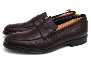 ○アレン エドモンズ Allen Edmonds イタリア産ナッパカーフスキン 牛革 コインローファー Salerno Penny Loafer メンズ 【中古】 中古