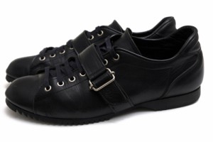 ○コムデギャルソン COMME des GARCONS Homme Plus オム プリュス 牛革 ローカットスニーカー PT-K107-001-1-2 ストラップシューズ 中古