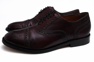 ○コールハーン COLE HAAN 牛革 ビジネスシューズ C29838 Kneeland Brogue Cap Toe Oxford ニーランド ブローグ  オックスフォード 中古