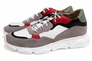 ○マクリス MAKRIS 牛革 ローカットスニーカー W28 Multi 11 Sneakers 19 ダッドスニーカー メンズ 【中古】 中古