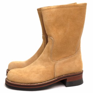 ○グラニスタ Guranisuta 米国ホーウィン社カリコスエード 牛革 エンジニアブーツ GR-KE318CS ZIP ENGINEER BOOTS HORWEEN CALICO  中古