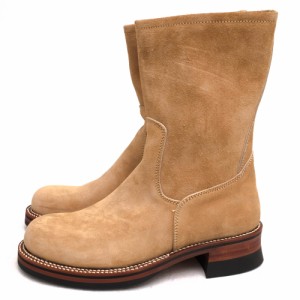 ○グラニスタ Guranisuta 米国ホーウィン社カリコスエード 牛革 エンジニアブーツ GR-KE318CS ZIP ENGINEER BOOTS HORWEEN CALICO  中古