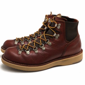 ○ダナー Danner 牛革 マウンテンブーツ D-7600S VERTIGO ヴァーティゴ サイドゴア ステッチダウン製法 Vibramソール メンズ 【中  中古