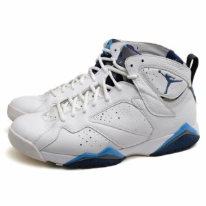 ○ナイキ NIKE  ハイカットスニーカー 304775-107 AIR JORDAN 7 RETRO WHITE FRENCH BLUE-FLINT メンズ 【中古】 中古