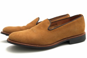 ○サンダース SANDERS 牛革 その他ローファー 1577CS Plain Albert Slipper コマンドソール スリッポン グッドイヤーウェルト製法  中古