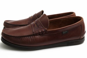 ○パラブーツ Paraboot リスレザー 牛革 MARINEソール コインローファー CORAUX コロー スリッポン モカシン メンズ 【中古】 中古