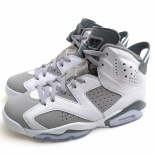 ○ナイキ NIKE  ハイカットスニーカー CT8529-100 AIR JORDAN 6 RETRO WHITE MEDIUM GREY-COOL GREY エア ジョーダン 6 レトロ シ  中古