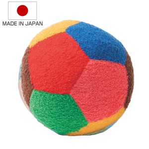 ボール サッカーボール おもちゃ 赤ちゃん 日本製 （ 綿100％ 知育玩具 玩具 ぬいぐるみ ふわふわ 子供 子ども ベビー カラフル ソフト 