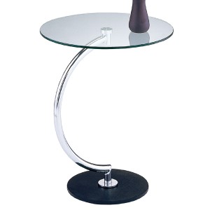 テーブル サイドテーブル ガラス天板 ブラス （ カフェテーブル コーヒーテーブル ナイトテーブル 電話台 机 サブテーブル ガラス製 ガラ