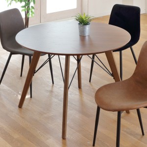 ダイニングテーブル 幅105cm 丸 円型 Dione ディオネ ダイニング テーブル 木製 机 （ 食卓テーブル 丸テーブル 四人掛け 4人掛け 食卓机