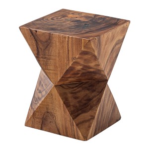 スツール 幅33cm ウッドスツール 椅子 木製 天然木 モンキーポッド （ イス いす チェア 木製スツール チェアー デザインスツール 腰掛け