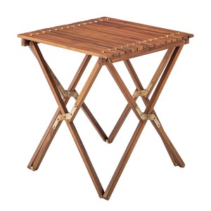 ガーデンテーブル ロールトップテーブル （ 木製テーブル ウッドテーブル テーブル 木製 ガーデン アウトドア レジャー ベランダ テラス 