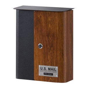 ポスト 壁掛けポスト 郵便ポスト PST-215C （ 郵便受け 新聞受け 壁掛け スチール製 鍵付き カギ付き プライバシー 安心 メールボックス 