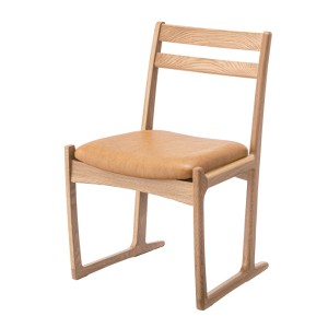 チェア 座面高43cm 木製 天然木 日本製 ダイニングチェア 椅子 クッション （ チェアー イス ダイニングチェアー いす 食卓椅子 リビング
