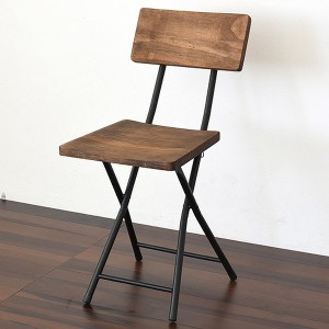 折りたたみチェア 椅子 GRANT 天然木 スチールフレーム 座面高45.5cm （ チェア チェアー 折りたたみチェアー 折りたたみ椅子 オイル仕上