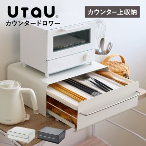 ビーワーススタイル UtaU カウンタードロワー （ utau ウタウ 小物収納 コンパクト 玄関収納 カウンター上収納 調味料ラック おしゃれ カ