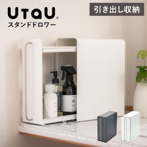 ビーワーススタイル UtaU スタンドドロワー （ utau ウタウ 小物収納 コンパクト キッチン収納 カウンター上収納 洗面収納 おしゃれ 調味